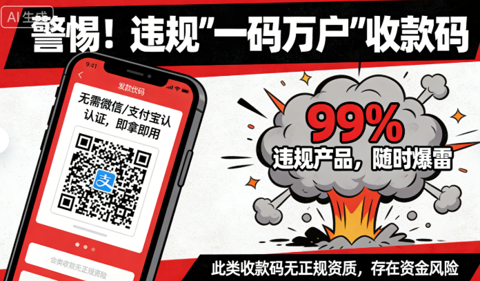 “一码万户”收款码藏致命风险！看完不敢再用